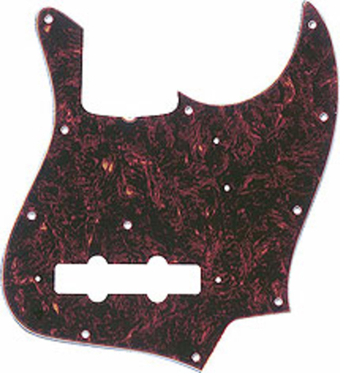 Pickguard ´62 Jazz bas Tortoise Shell 4-Ply