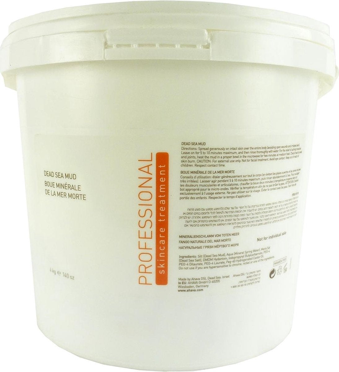 AHAVA Professional Skincare Dead Sea Mud  Lichaamsverzorging modder 4000g