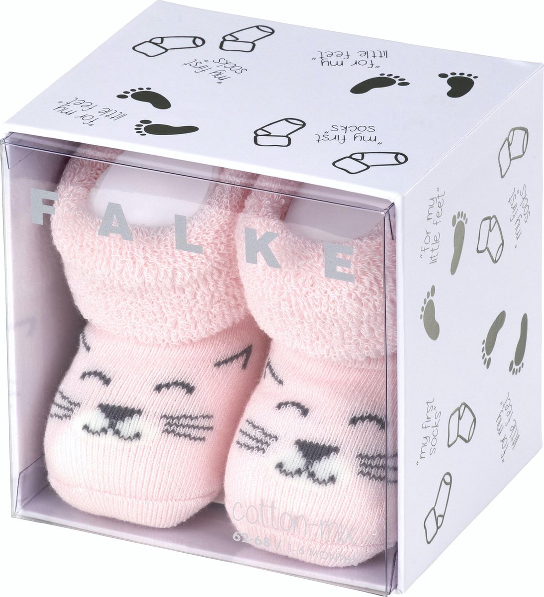 FALKE Baby Cat Baby's Sokken - Roze - Maat 50-56