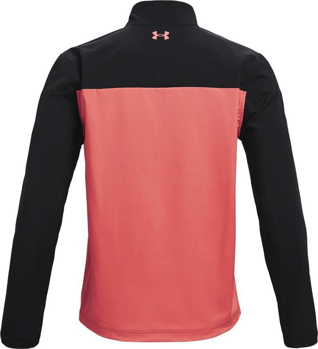 UA Storm Windstrike HZ-Jet Grey / Black / Venom Red maat: L    heren > golf kleding > jassen