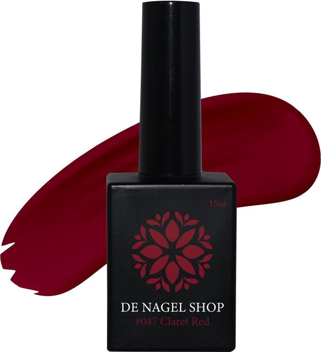 Rode gel nagellak - Claret Red 047  Gel nagellak - 15ml - De Nagel Shop - Gelnagels Nagellak
