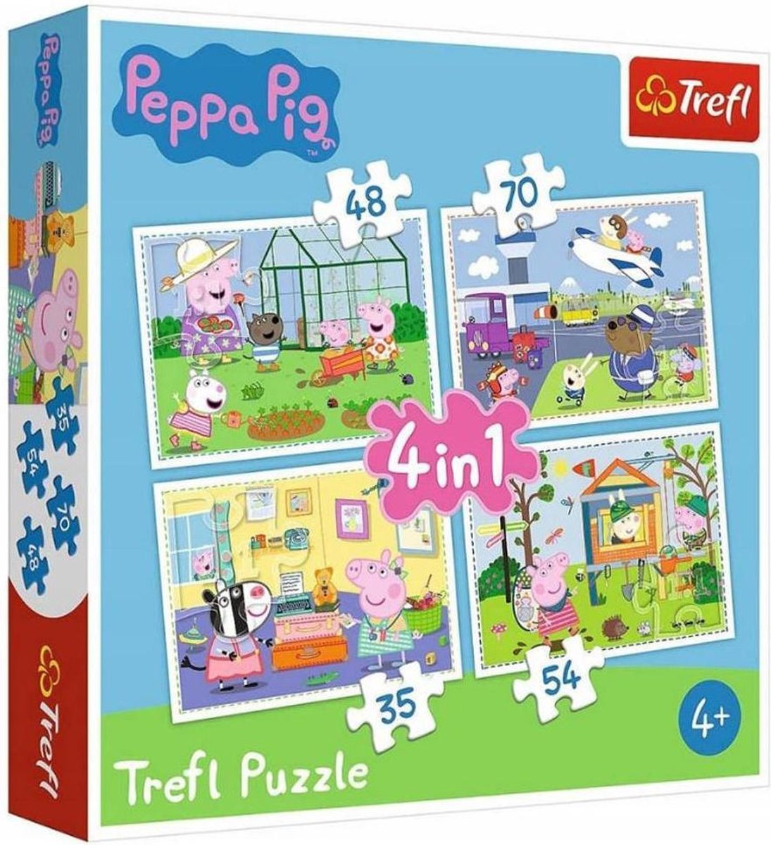 Legpuzzel Peppa Pig: 12/15/20/24 stukjes