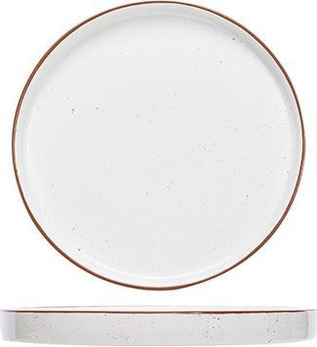 Copenhague Speckle Dessertbord - Ø 21cm