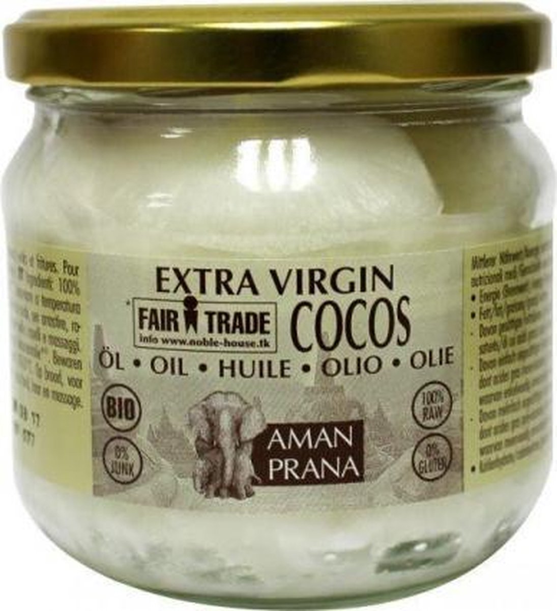 Amanprana Kokosolie - 325 ml - Voedingssupplement