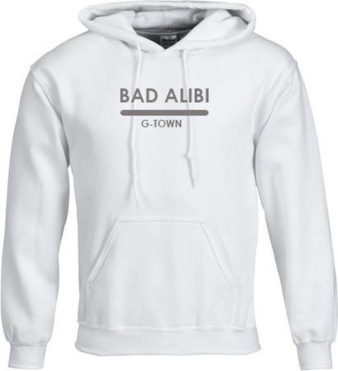 G-TOWN Bad Alibi Unisex Hoodie Maat 2XL