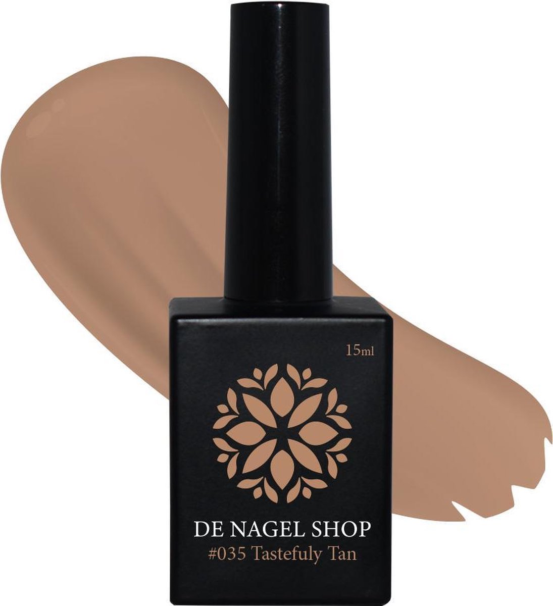 Nude gel nagellak - Tastefully Tan 035  Gel nagellak - 15ml - De Nagel Shop - Gelnagels Nagellak