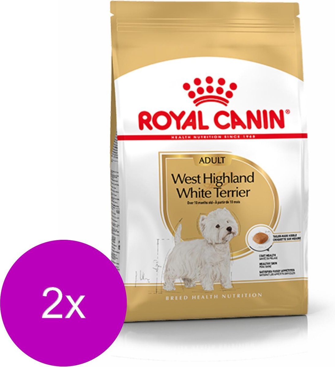 Royal Canin Bhn West Highland White Terrier Adult - Hondenvoer - 2 x 3 kg