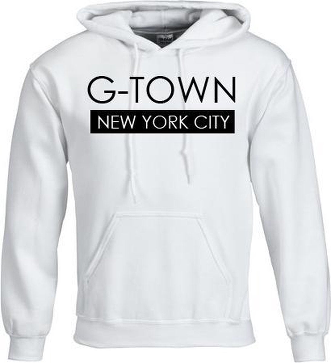 G-TOWN - New York City - Hooded Sweater Heren - Wit
