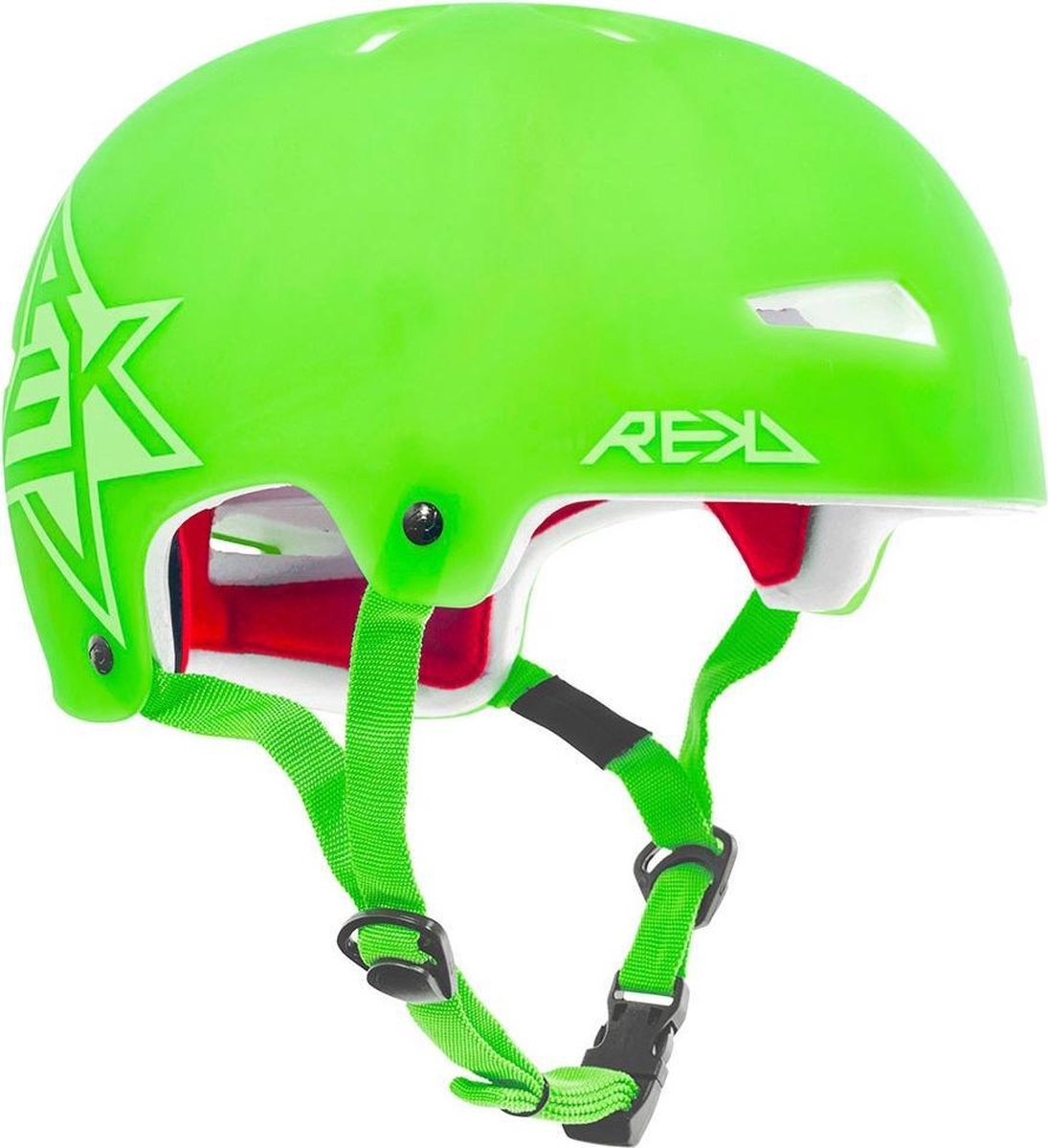 Rekd Skatehelm Semi Transparant Unisex Groen Maat 58/59
