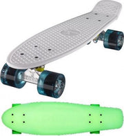 Ridge Retro board 22" Glow with clear blue wheels