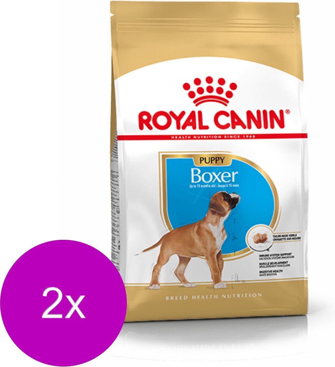 Royal Canin Bhn Boxer Puppy - Hondenvoer - 2 x 3 kg