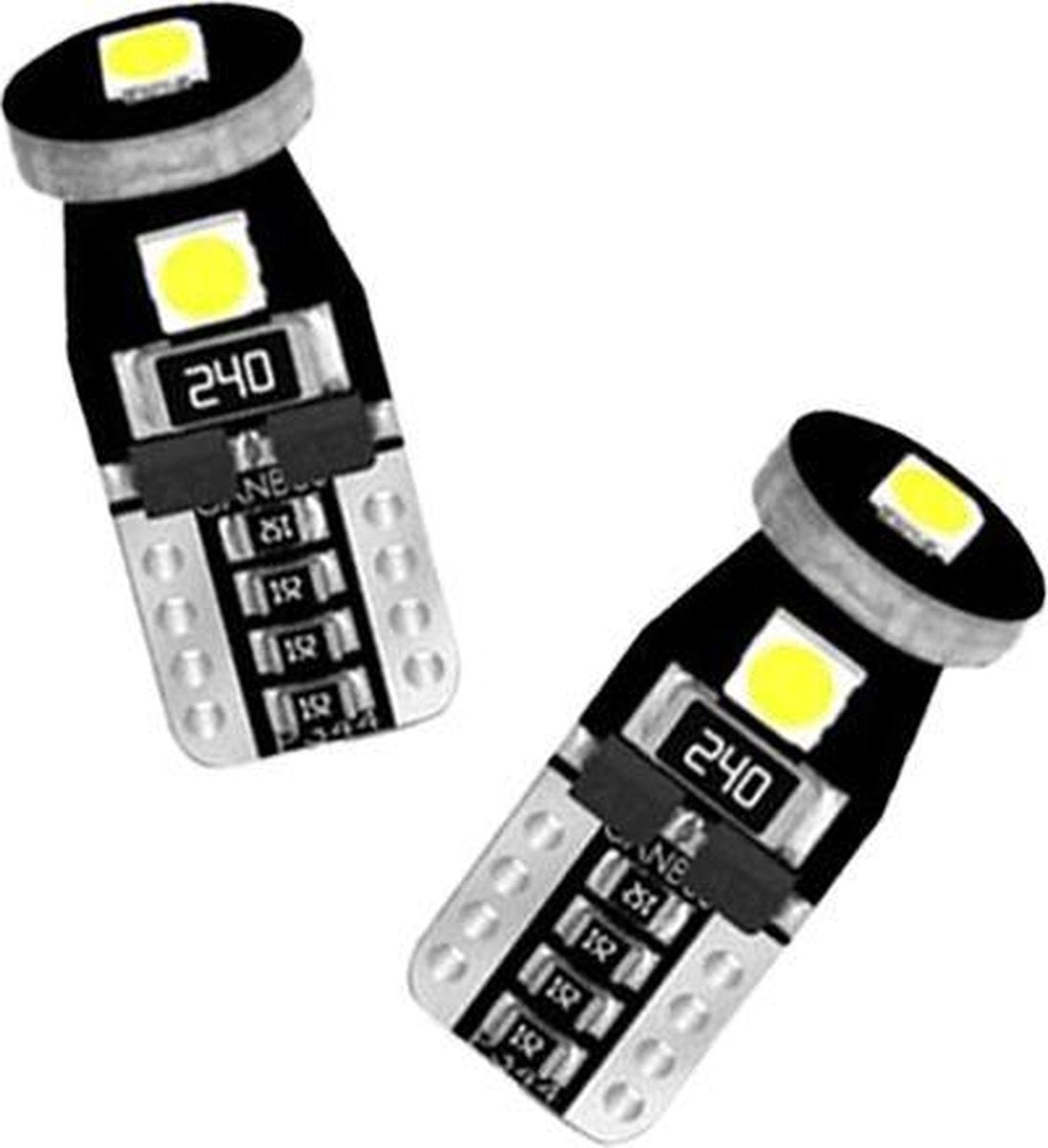 Autolampen T10 - LED Verlichting - ijsblauw - 2 stuks