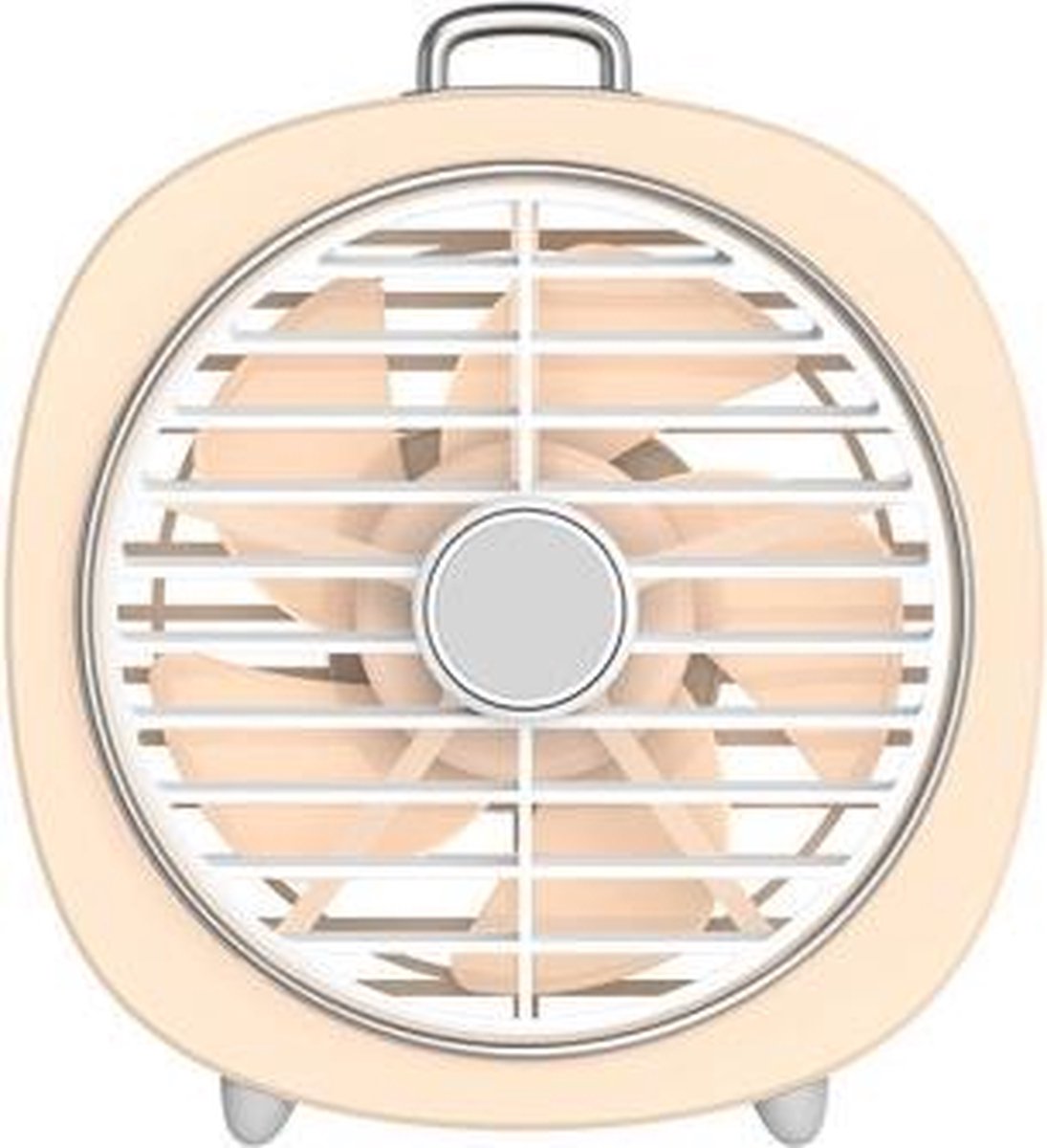 JOYROOM JR-CY276 Mute Mini Portable Student Dormitory Desktop Handheld Ventilator (roze)