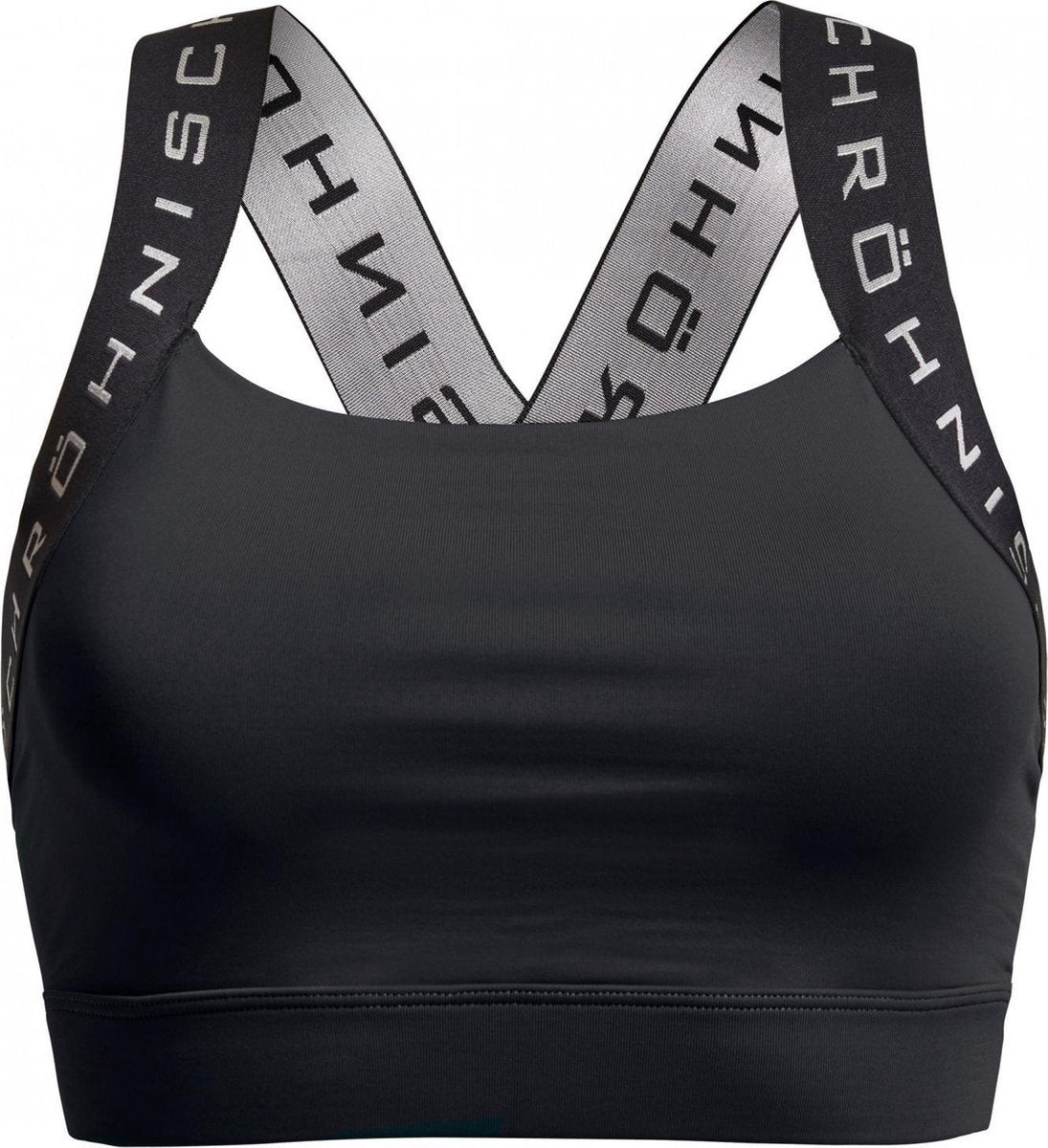 Röhnisch Sportbeha Kay Dames Polyamide/elastaan Zwart Maat 3xl