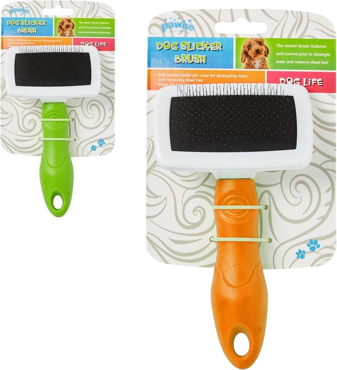 Dog Slicker Brush hondenborstels Small: 9 cm breed