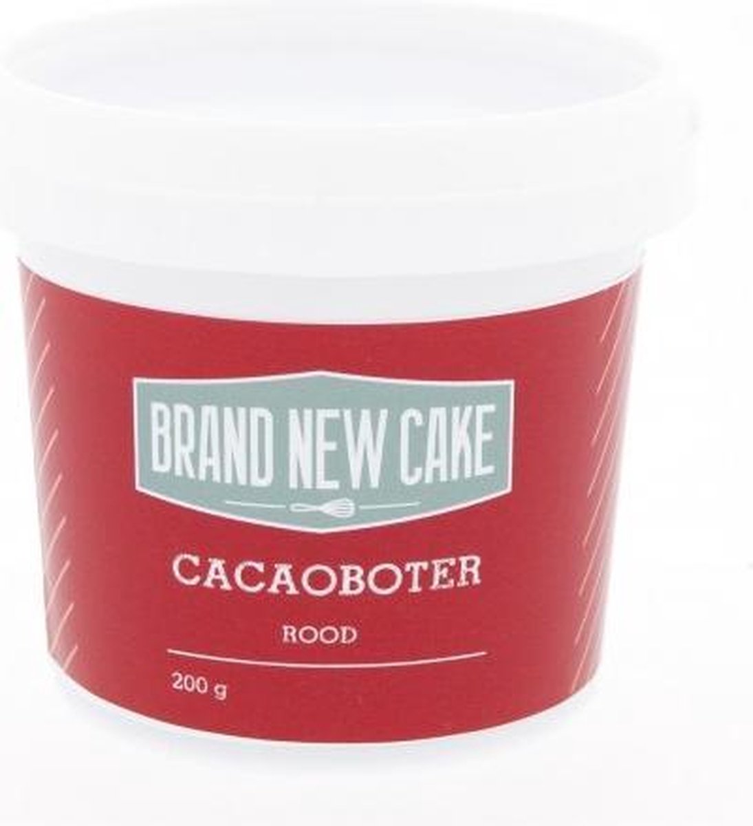 Brand New Cake - Cacaoboter Gekleurd Rood (200g)