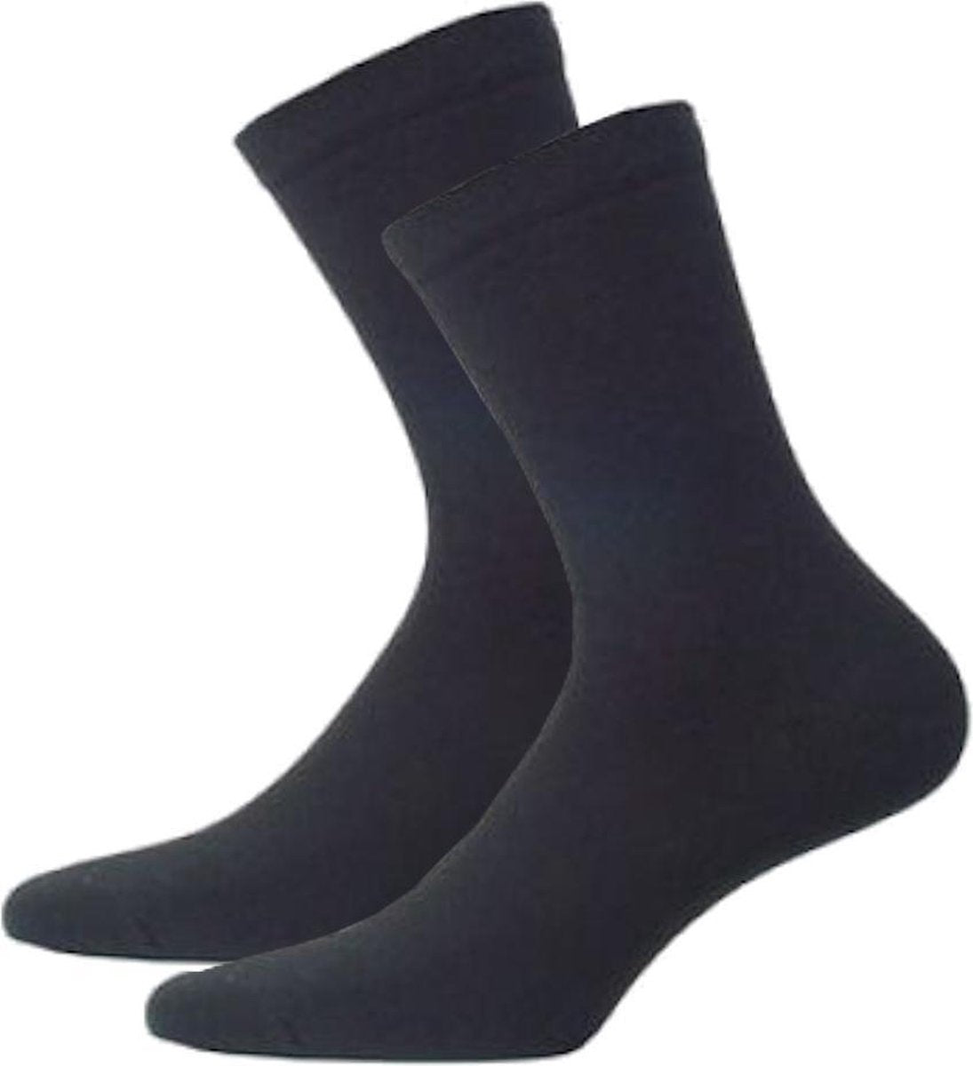 Topsocks casual damessokken - kleur: zwart- maat 39-41