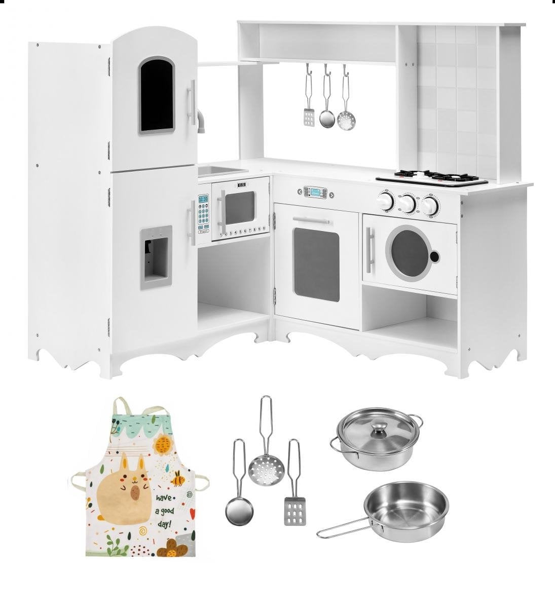 Mamabrum XXL Houten Kinderkeuken met Wasmachine en Accessoires - Hoek