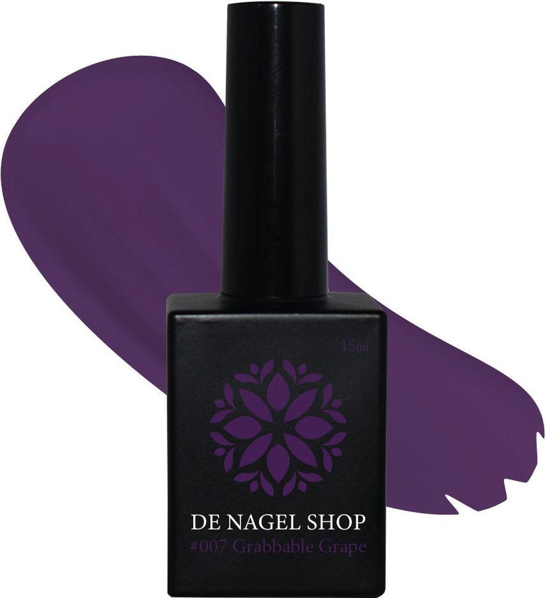 Paarse gel nagellak - Grabbable Grape 007  Gel nagellak - 15ml - De Nagel Shop - Gelnagels Nagellak