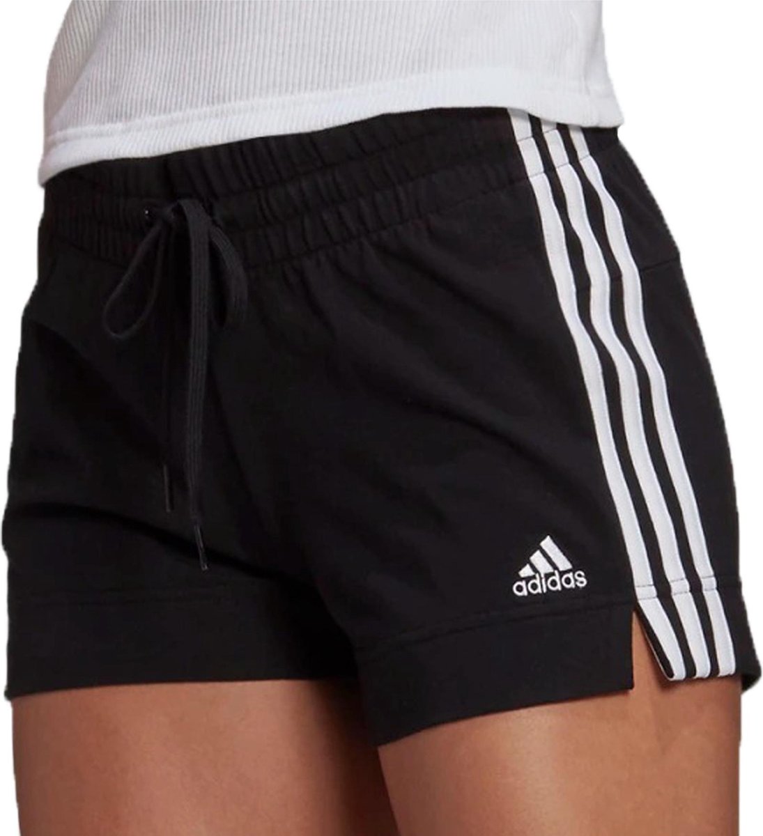 adidas Sportbroek - Maat L  - Vrouwen - zwart/wit
