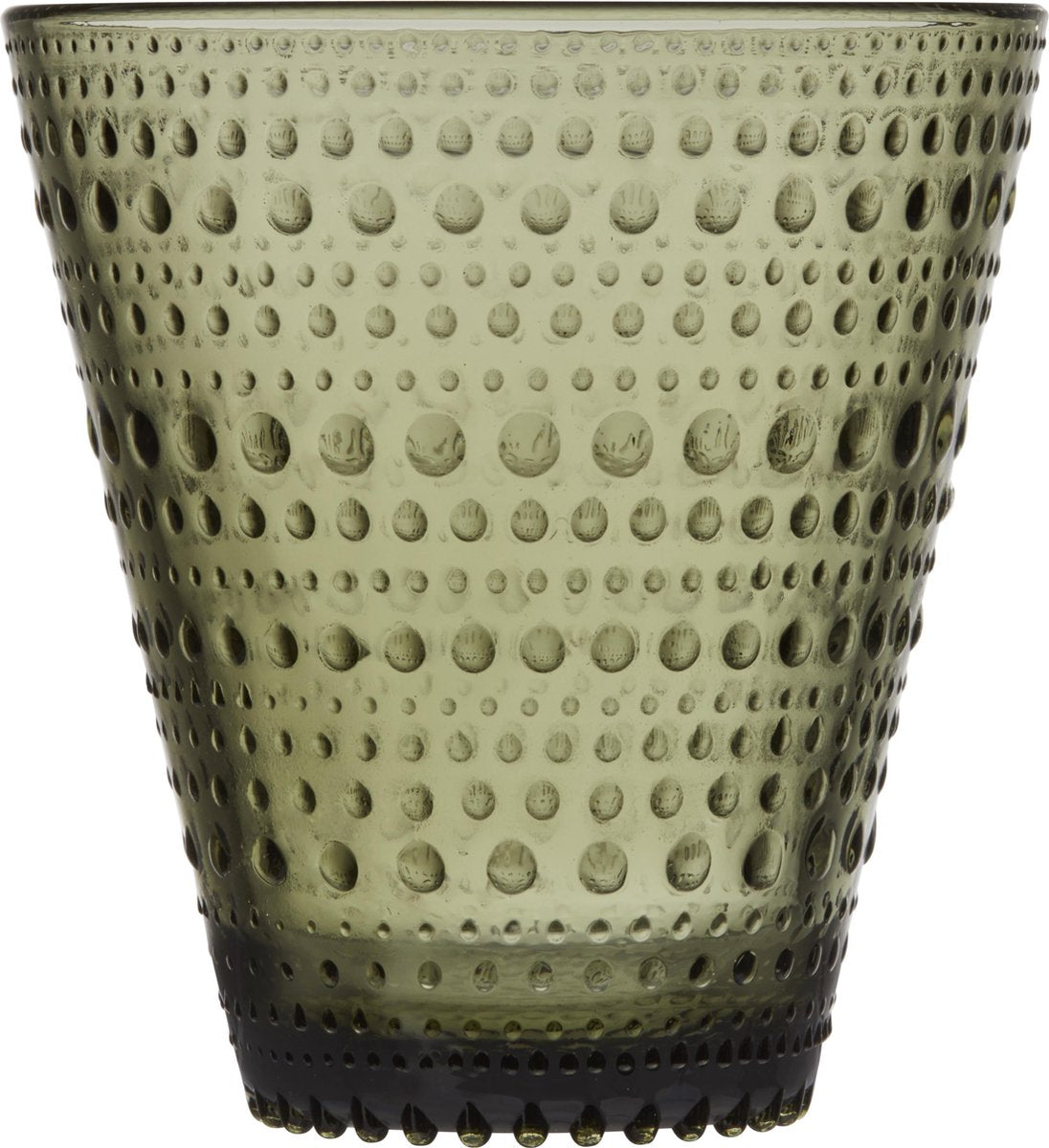 Iittala Kastehelmi Glas - 30 cl - Mosgroen - 2 Stuks