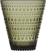 Iittala Kastehelmi Glas - 30 cl - Mosgroen - 2 Stuks