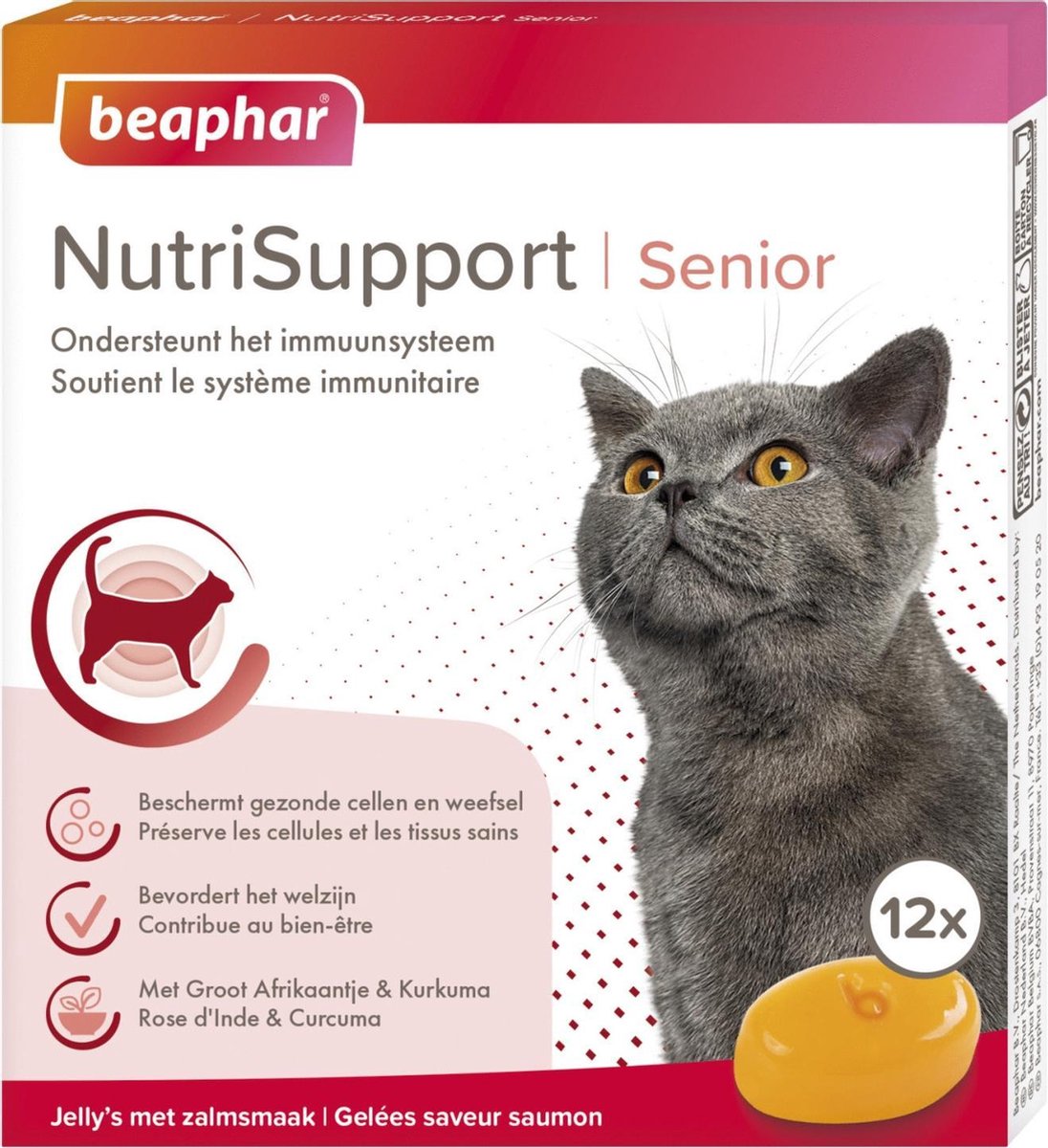 Beaphar NutriSupport Senior Kat - 12 stuks