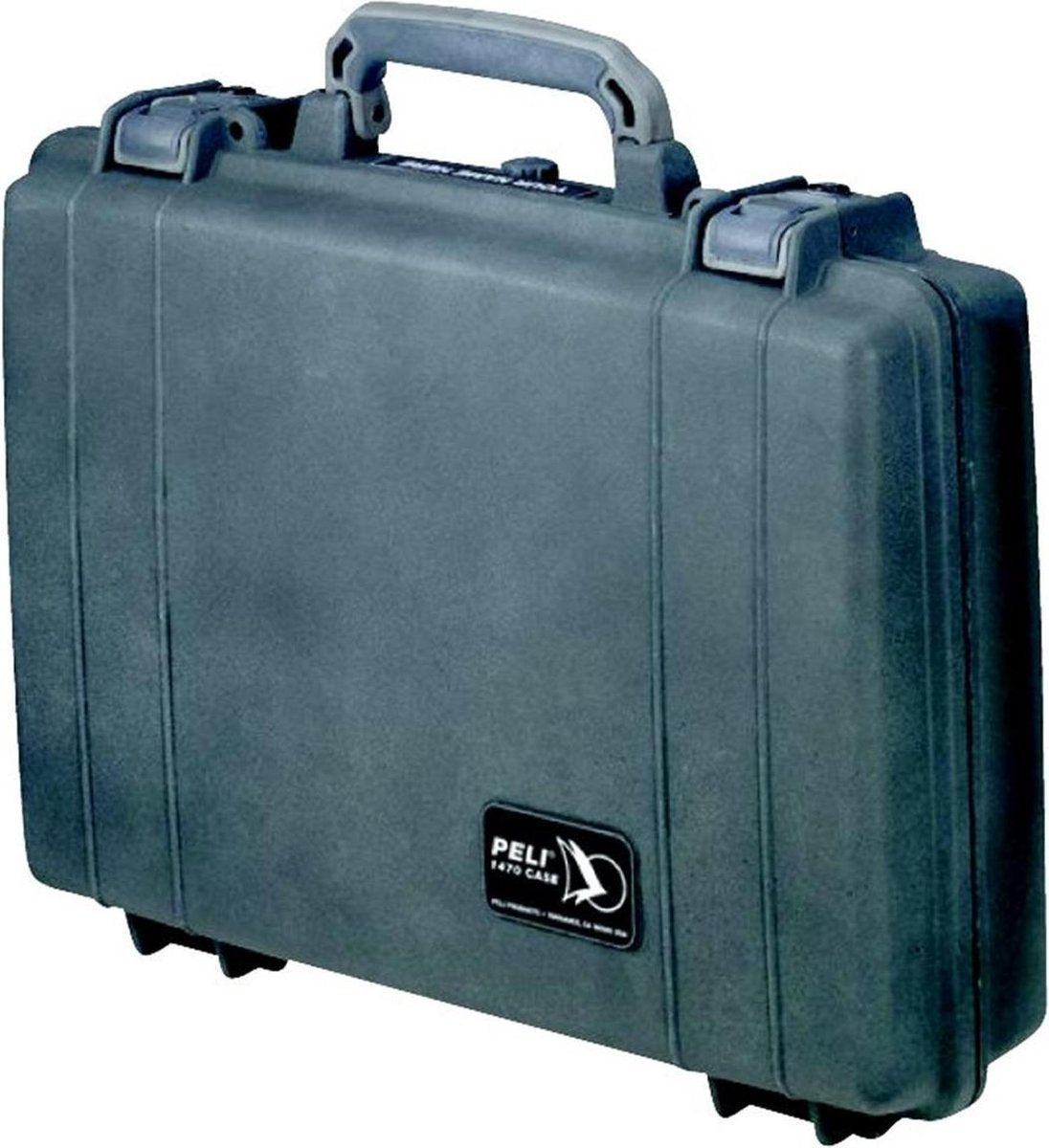Peli 1470 Hardback Waterdichte Laptopkoffer 13-inch Zwart met Foam Interieur