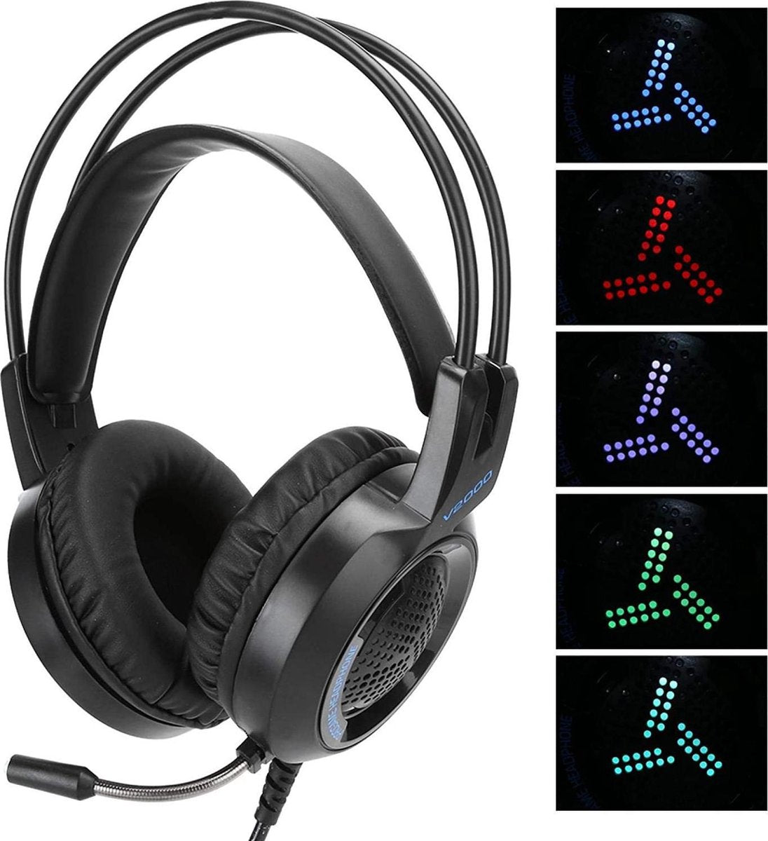 USB headset koptelefoon met microfoon voor thuiswerken en gaming - PC laptop MacBook PlayStation PS4 PS5