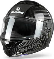 Shark Spartan 1.2 Kobrak Zwart Anthracite Anthracite Kaa Integraalhelm - Motorhelm - Maat M