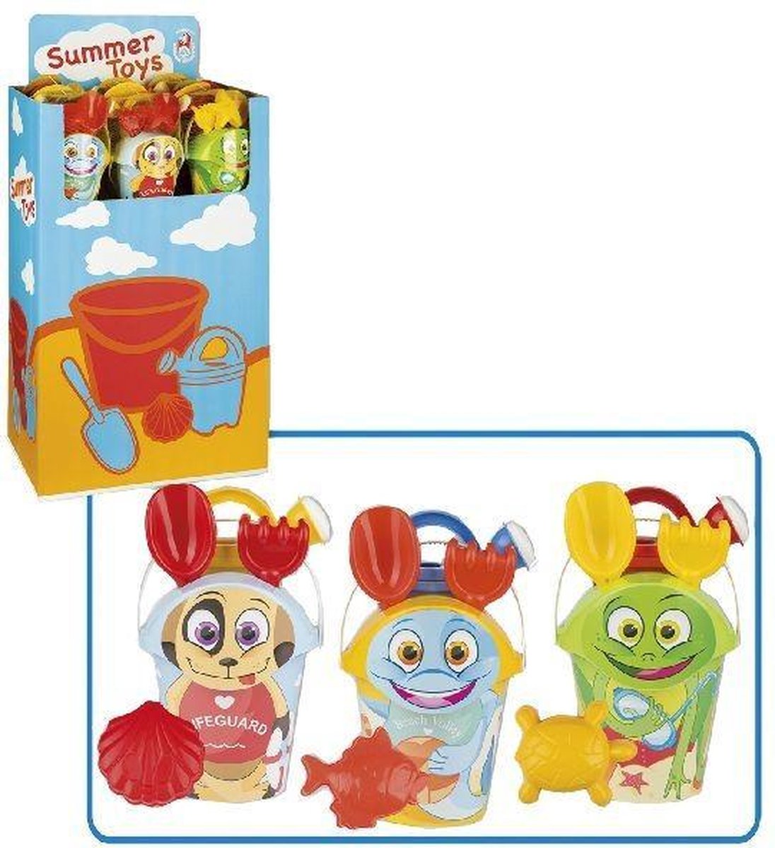 Emmerset Dier 6-delig Assorti