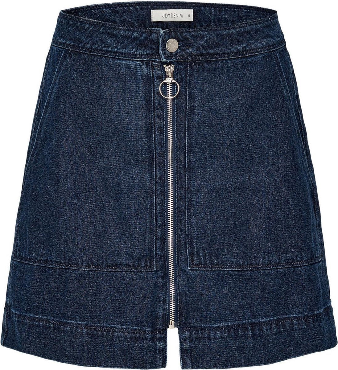 JDY FEMI ZIPPER SKIRT DNM - L