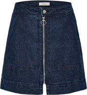 JDY FEMI ZIPPER SKIRT DNM - L