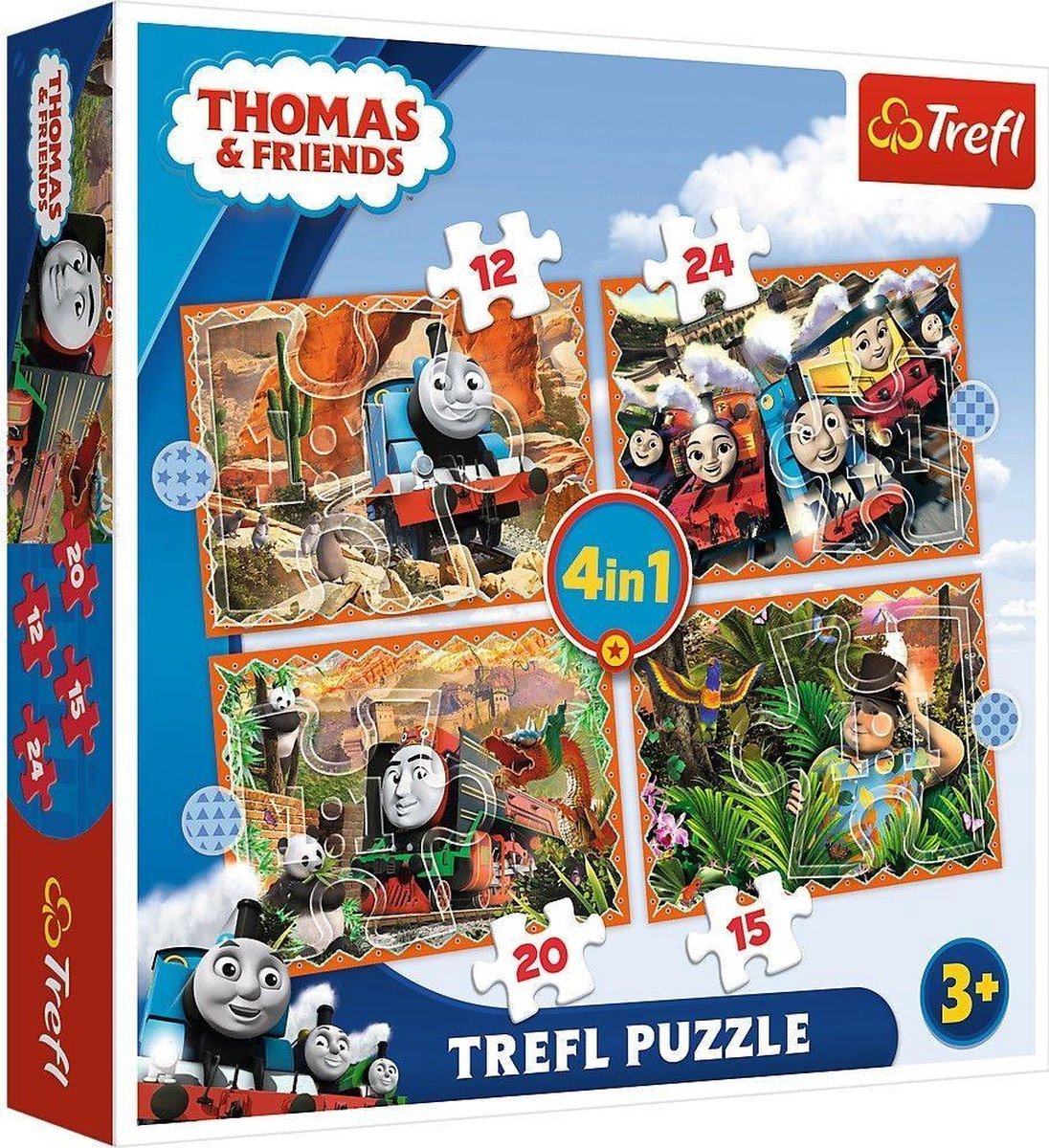 Legpuzzel Thomas: 12/15/20/24 stukjes