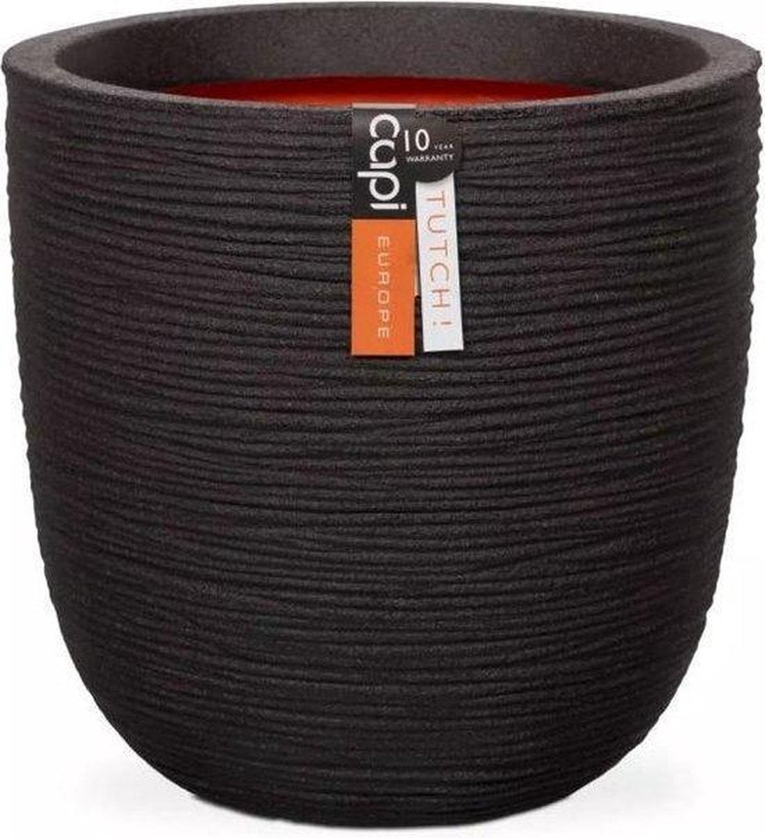 Capi Europe - Pot bol Rib NL 35x34 zwart