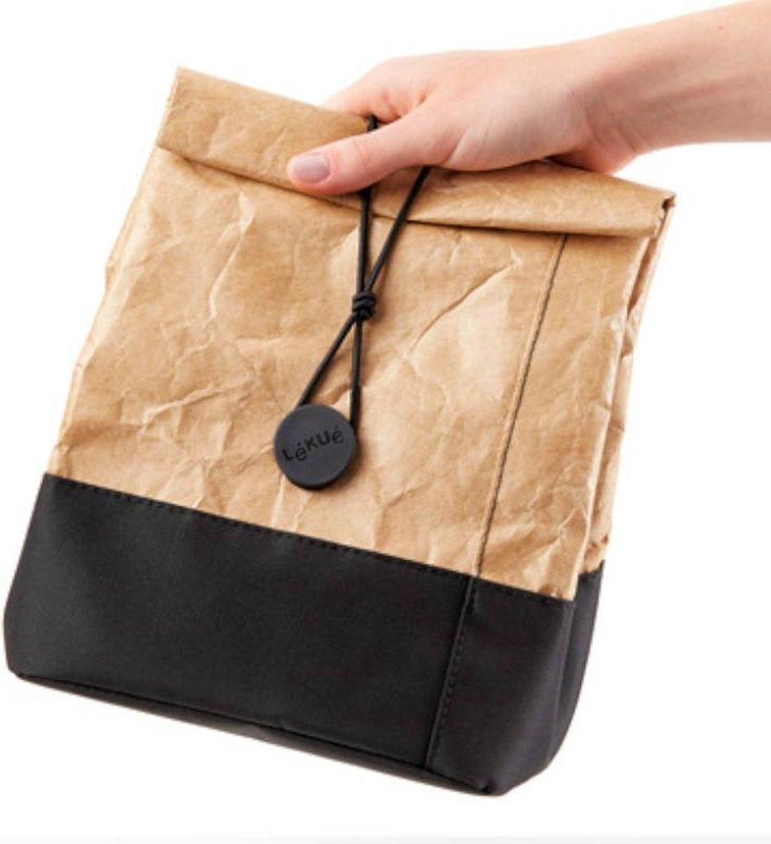 Lekue thermische lunchtas uit tyvek bruin