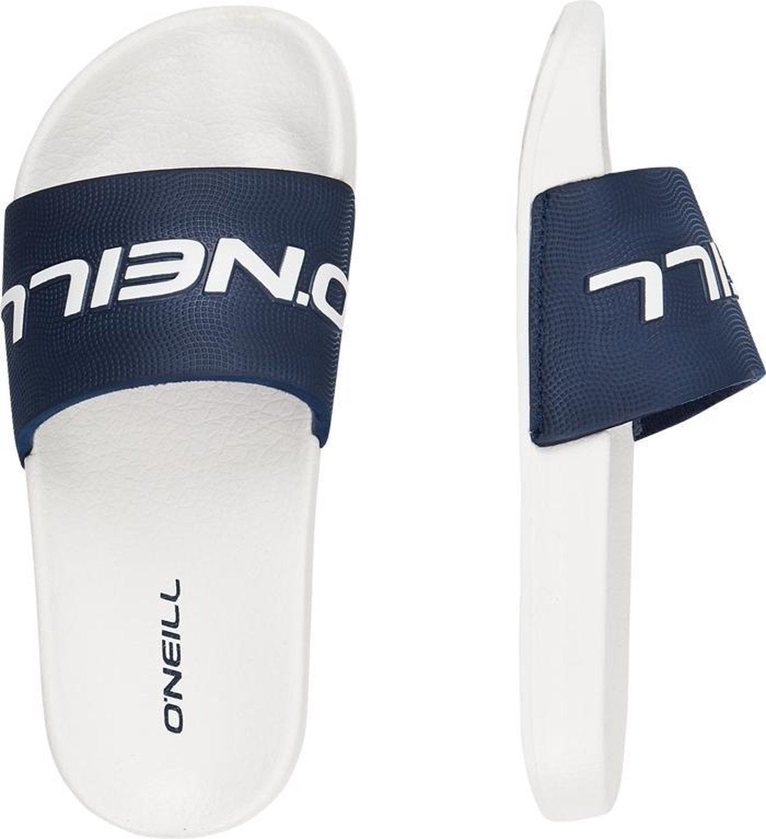 O'Neill - Slippers voor jongens - Cali Slides - Wit/Donkerblauw - maat 38EU