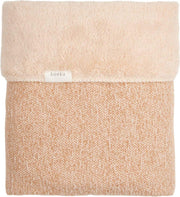 Koeka Wiegdeken Vigo teddy - caramel/soft caramel 75x100cm