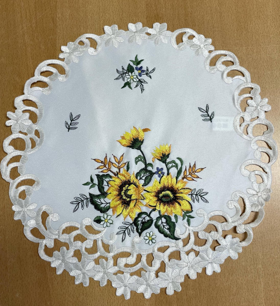Tafelkleed - Zonnebloem - Rond 30 cm