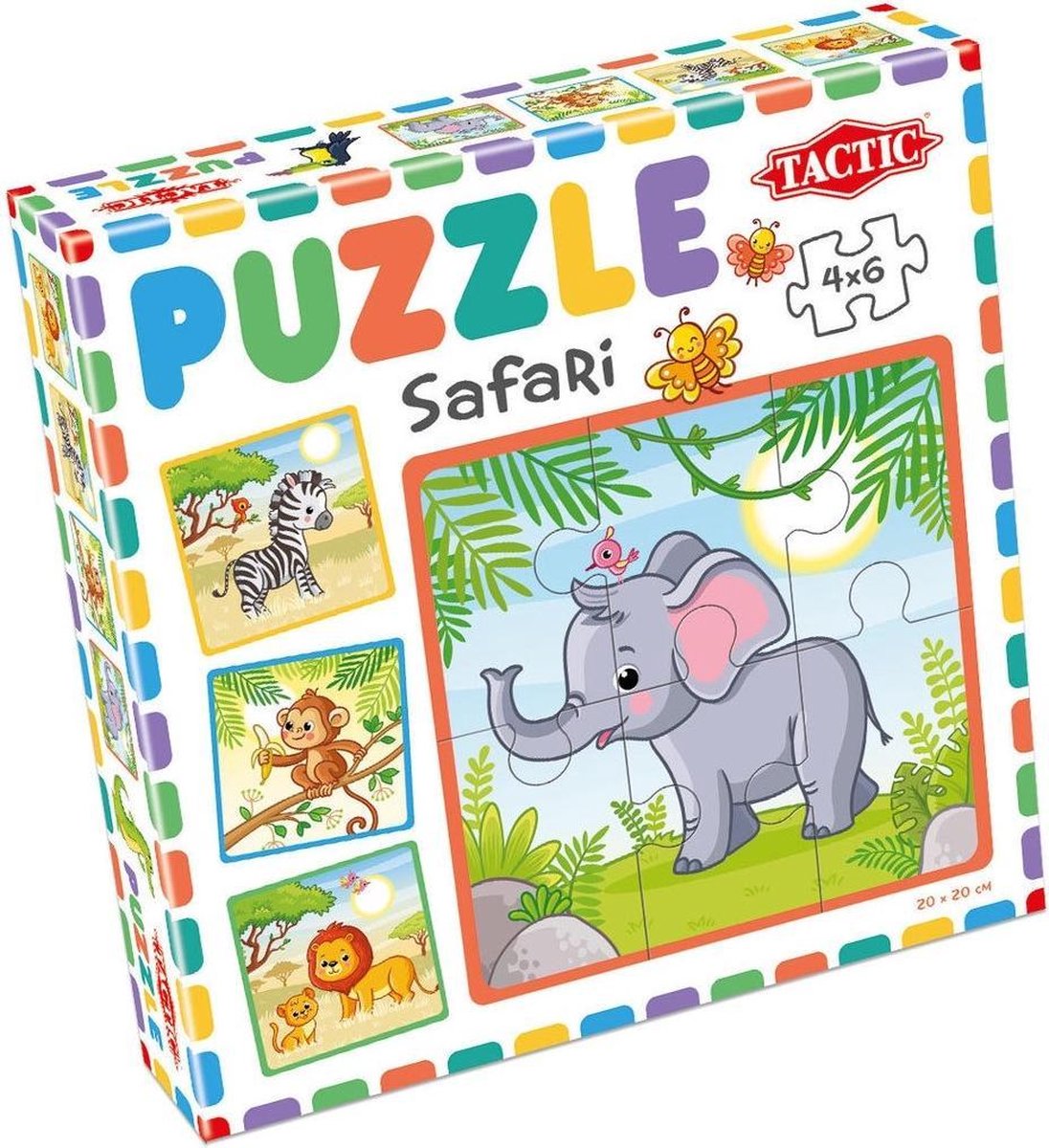 My First Puzzles 4x6 stukjes: Safari