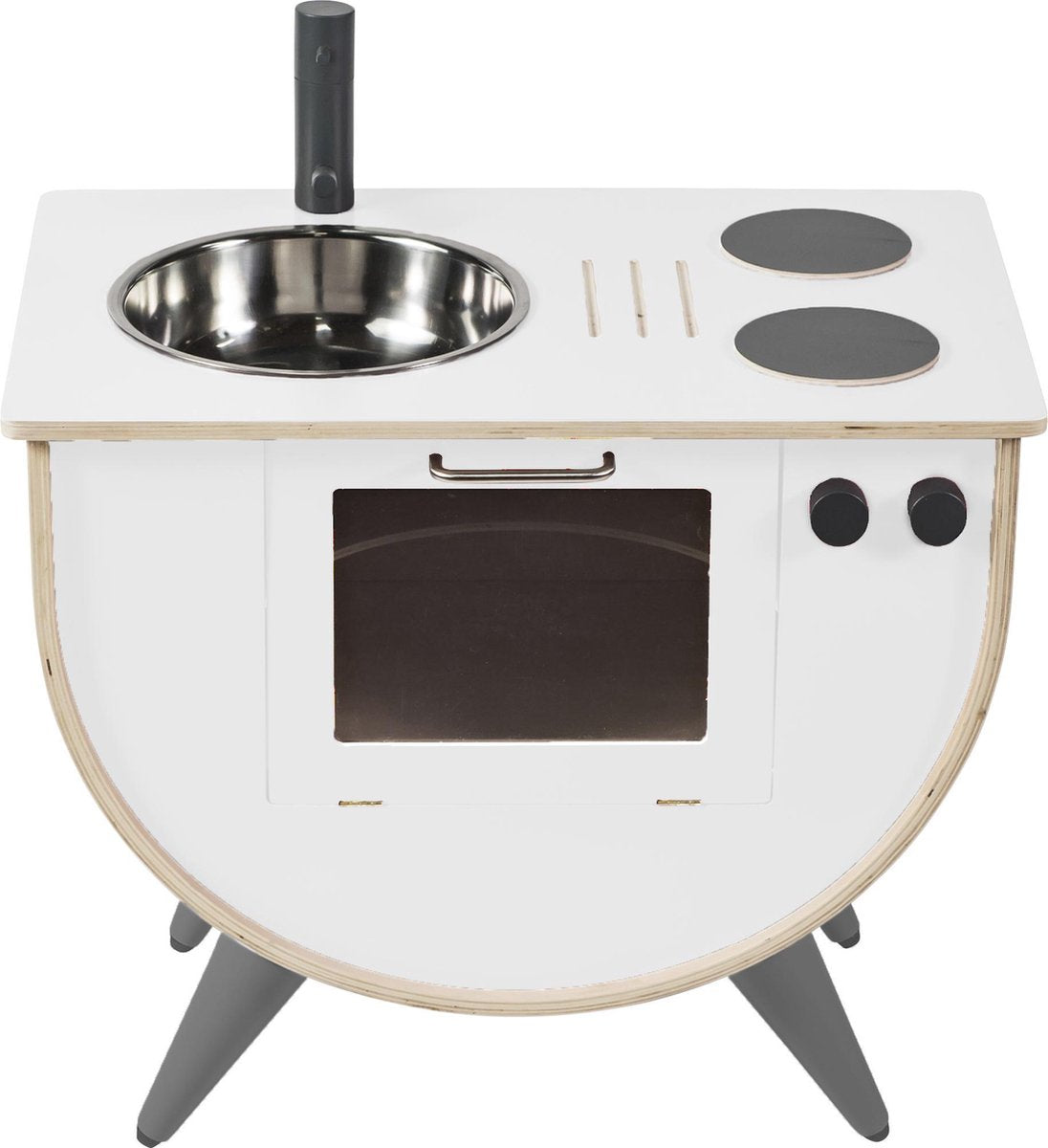 Sebra speelkeuken van hout wit
