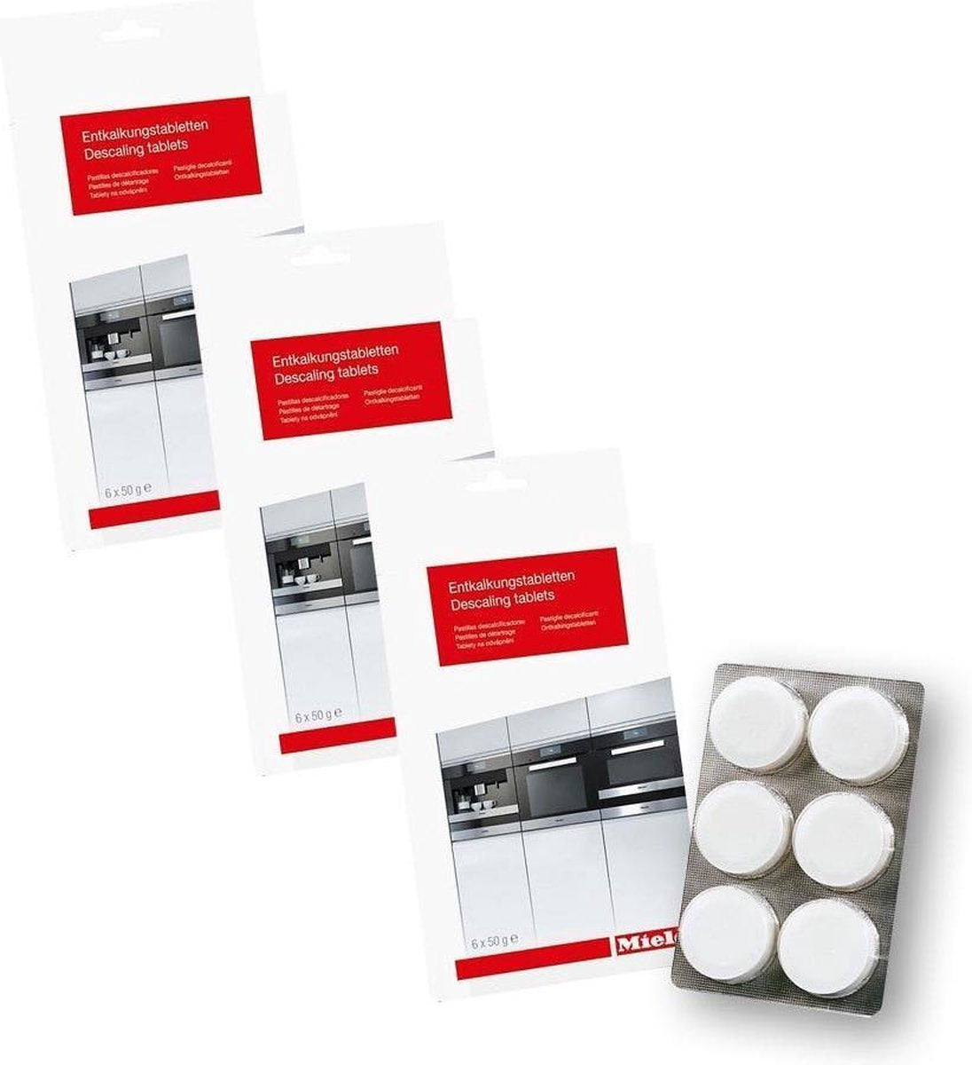3X Miele Ontkalkingstabletten 0178330