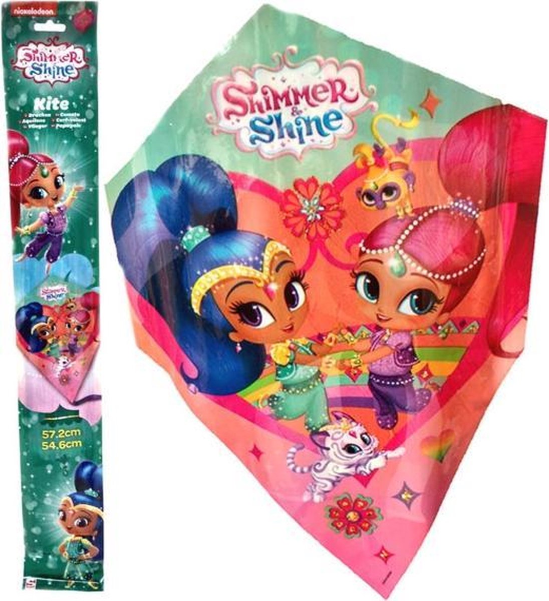 Vlieger Shimmer & Shine 57x54cm