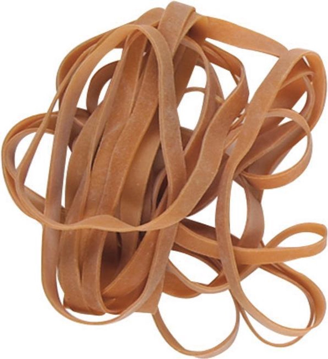 Elastieken Alco 130x4mm natuur - kartonnen doos 500 gram