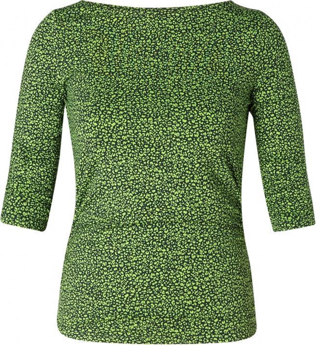 YESTA Haya T-shirt - Dark Blue/Lime - maat 3(52)