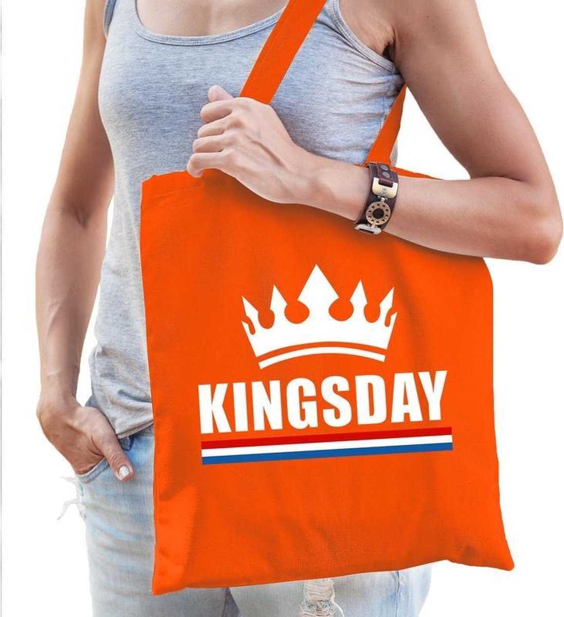 Oranje Kingsday tasje voor dames -  Koningsdag accessoire