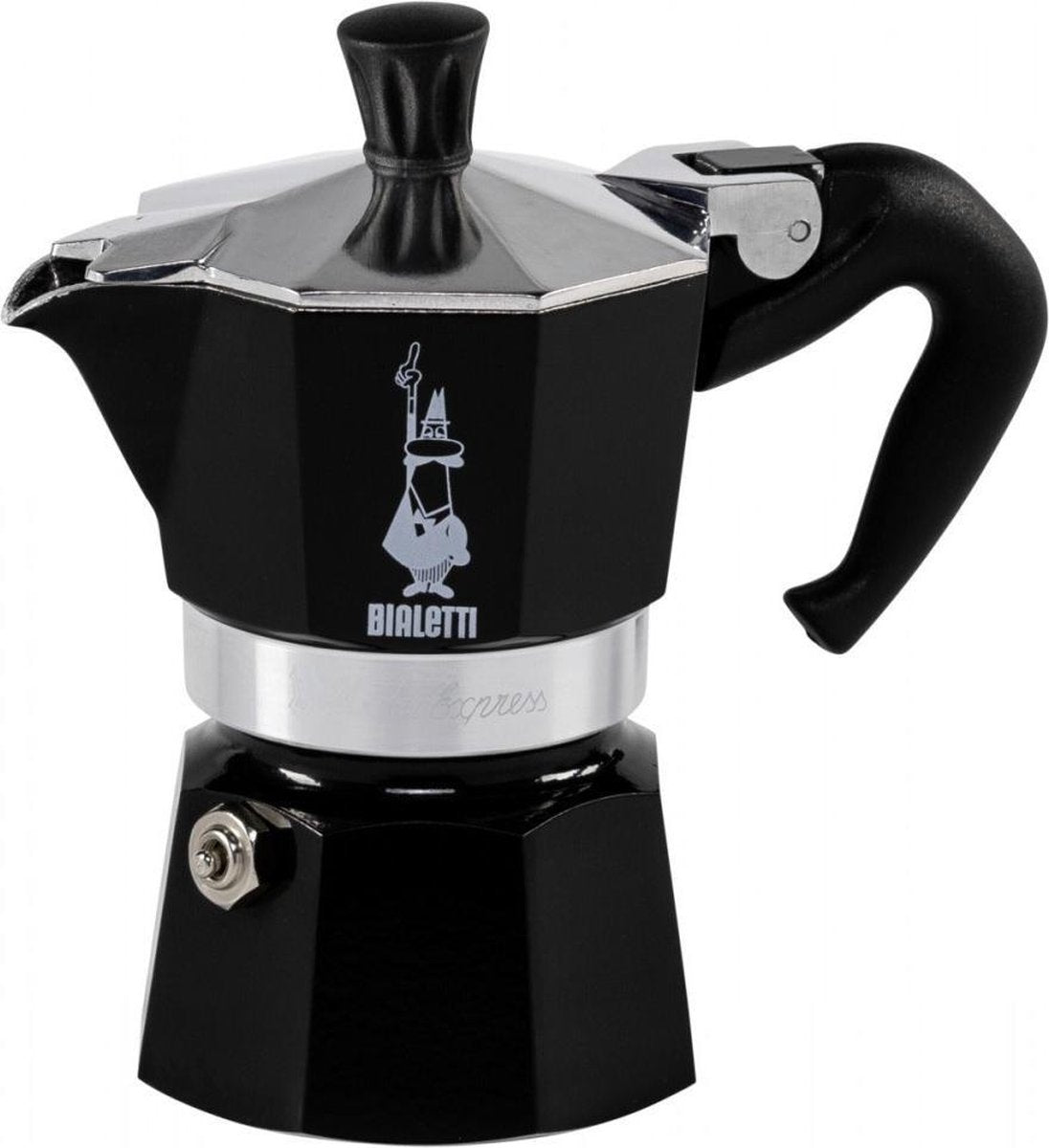 Bialetti 4951 Vrijstaand Filterkoffiezetapparaat Zwart 1 kopjes