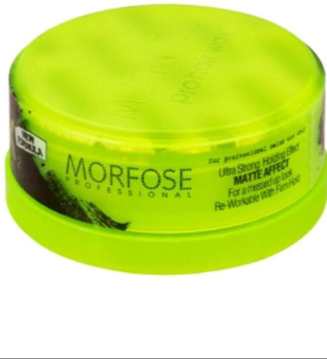 Morfose - Mat effect - Ultra strong holding effect -Re-workable - with firm hold - wax - morfose - haar wax - hair wax - neon wax