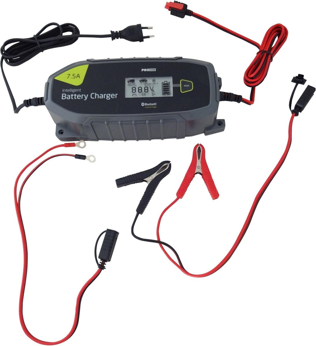Pro-User IBC7500B intelligente acculader met Bluetooth