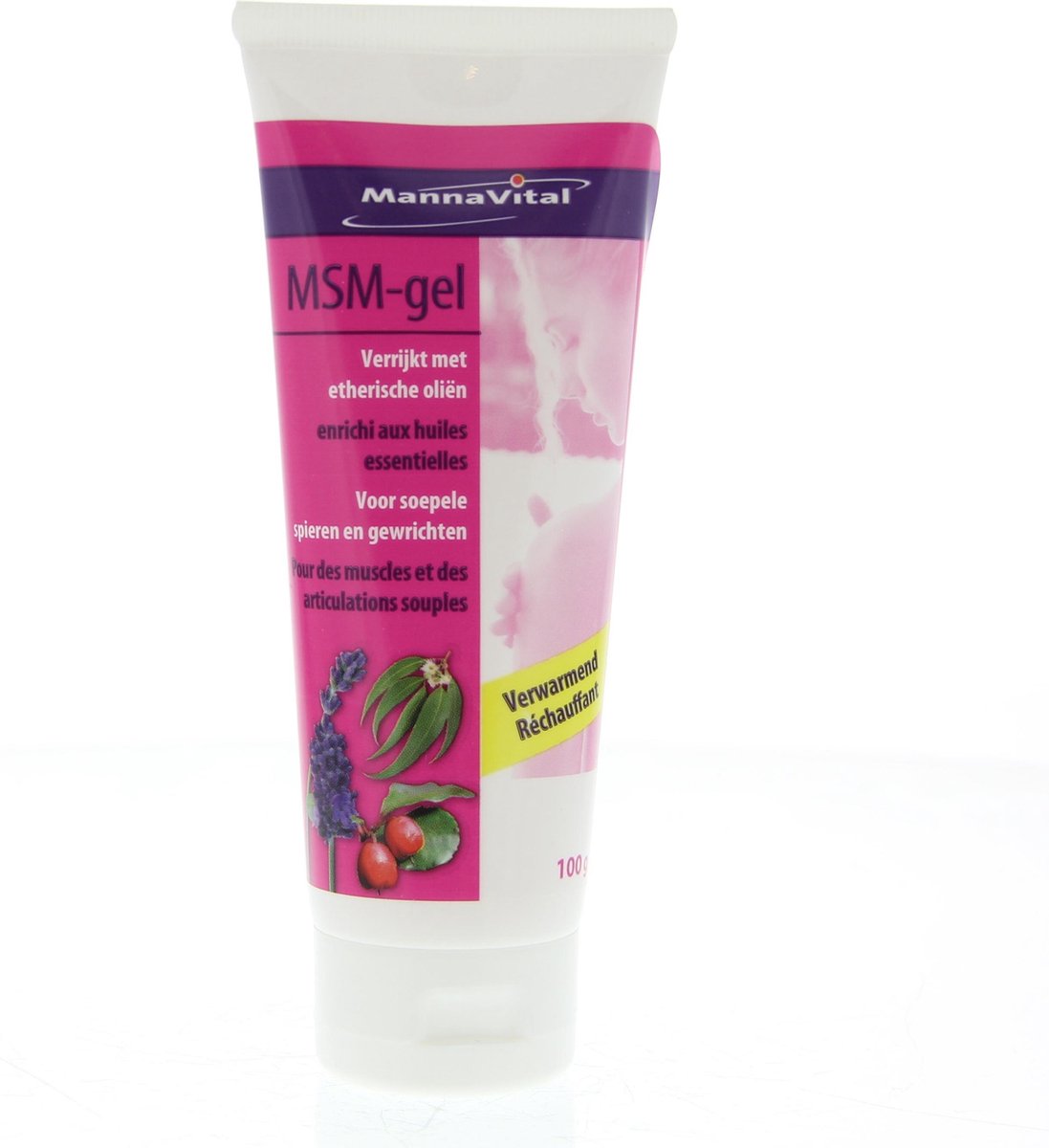 Mannavita Mannavital Rode Ortho-reeks Msm-gel Gel Gewrichten/spieren 100gr